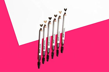 wet n wild Brow-Sessive Brow Pencil 9g- Dark Brown, Dual-Ended Eyebrow Pencil with Spoolie Brush for Thin and Thick Eyebrows, Natural Look Formula, Buildable Color Definition